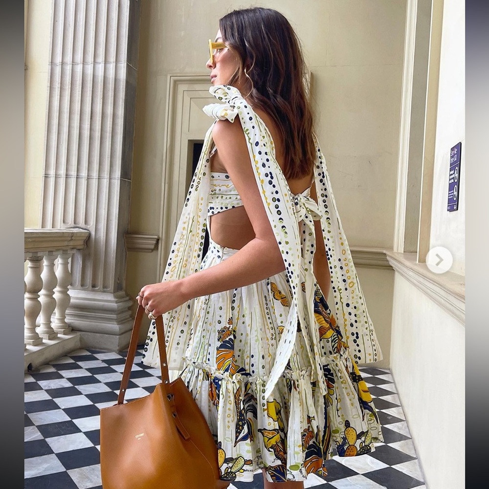 NWOT Leo Lin La Vida Bowtie Dress size 6